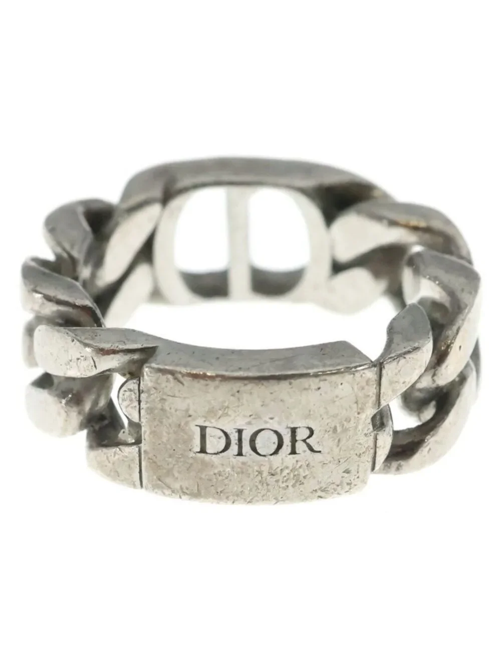 Dior CD Icon Chain Ring Silver